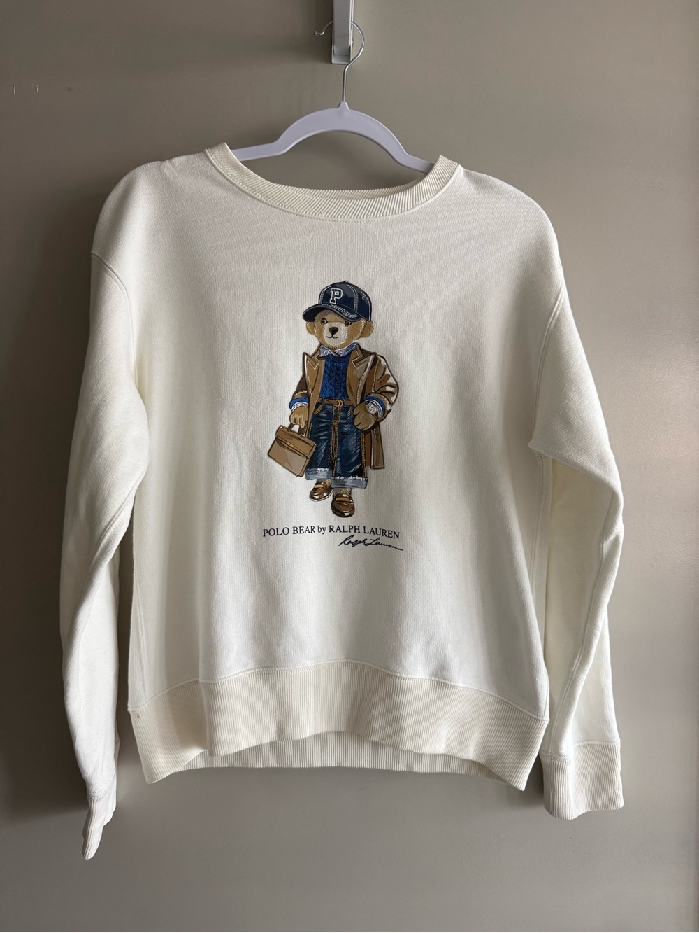 Polo Ralph Lauren Bear Cotton-Blend Sweatshirt